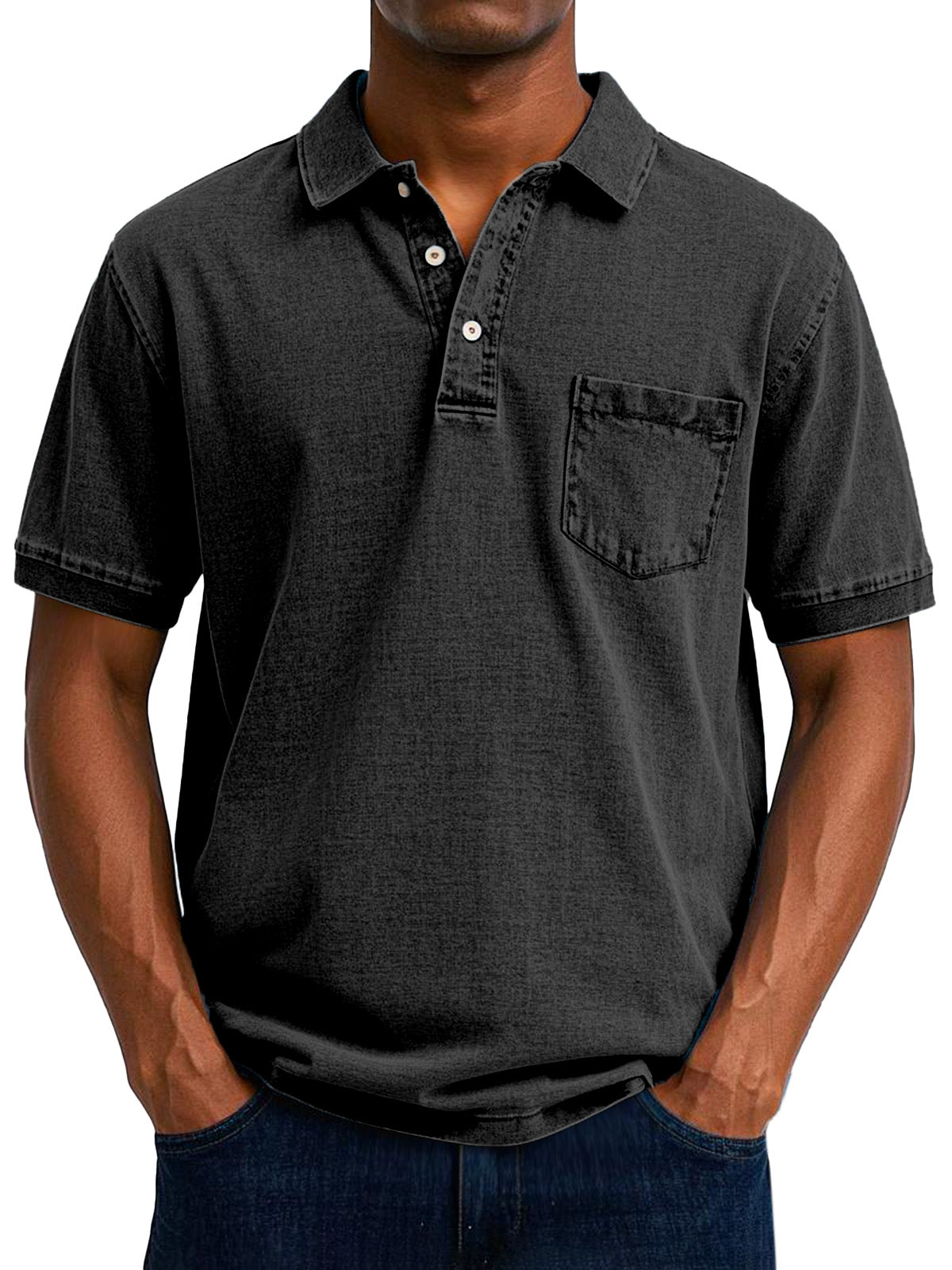 maxime | Men's Casual Vintage Polo Shirt
