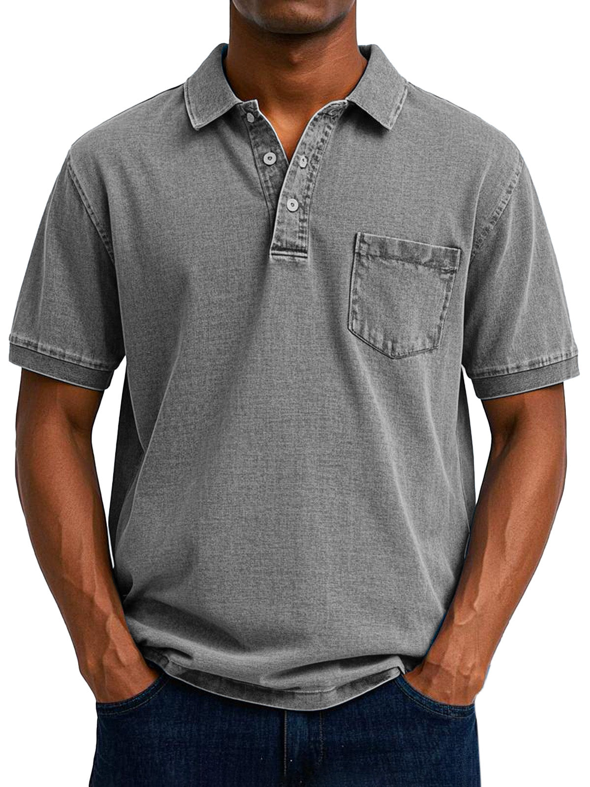 maxime | Men's Casual Vintage Polo Shirt