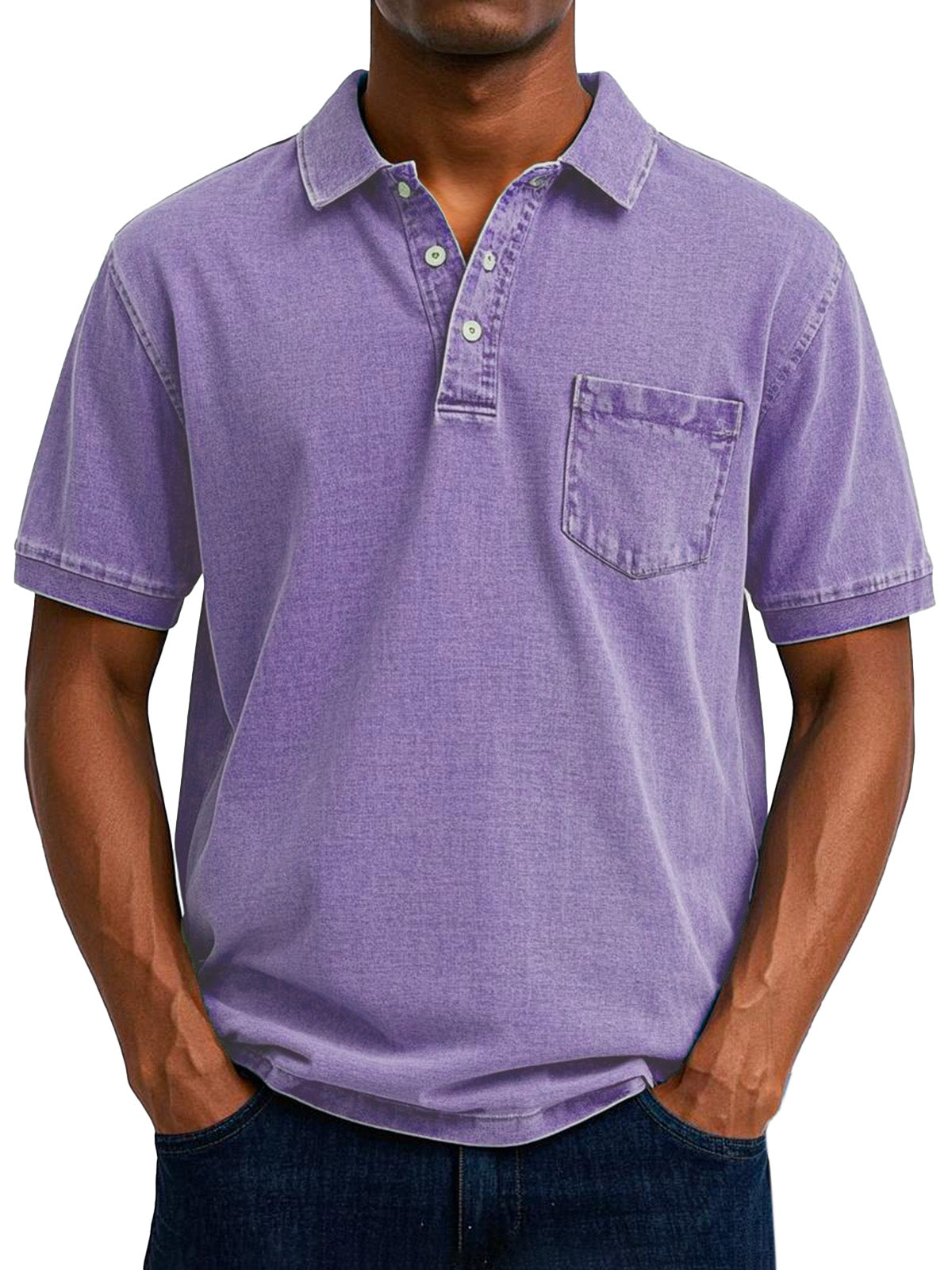 maxime | Men's Casual Vintage Polo Shirt