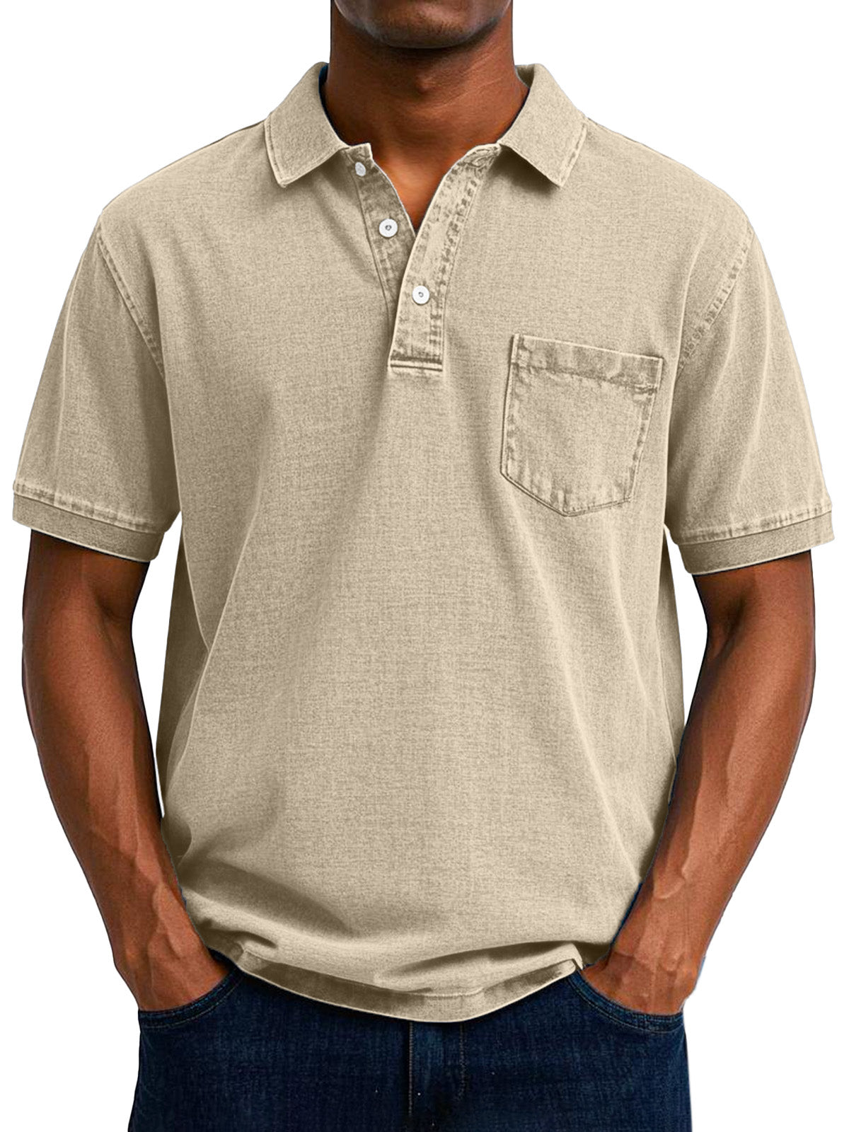 maxime | Men's Casual Vintage Polo Shirt