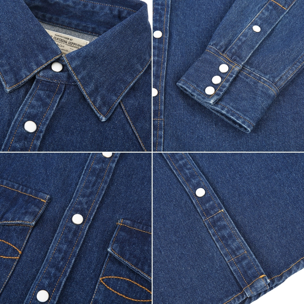 MV Classic Heavy Washed Denim Shirt