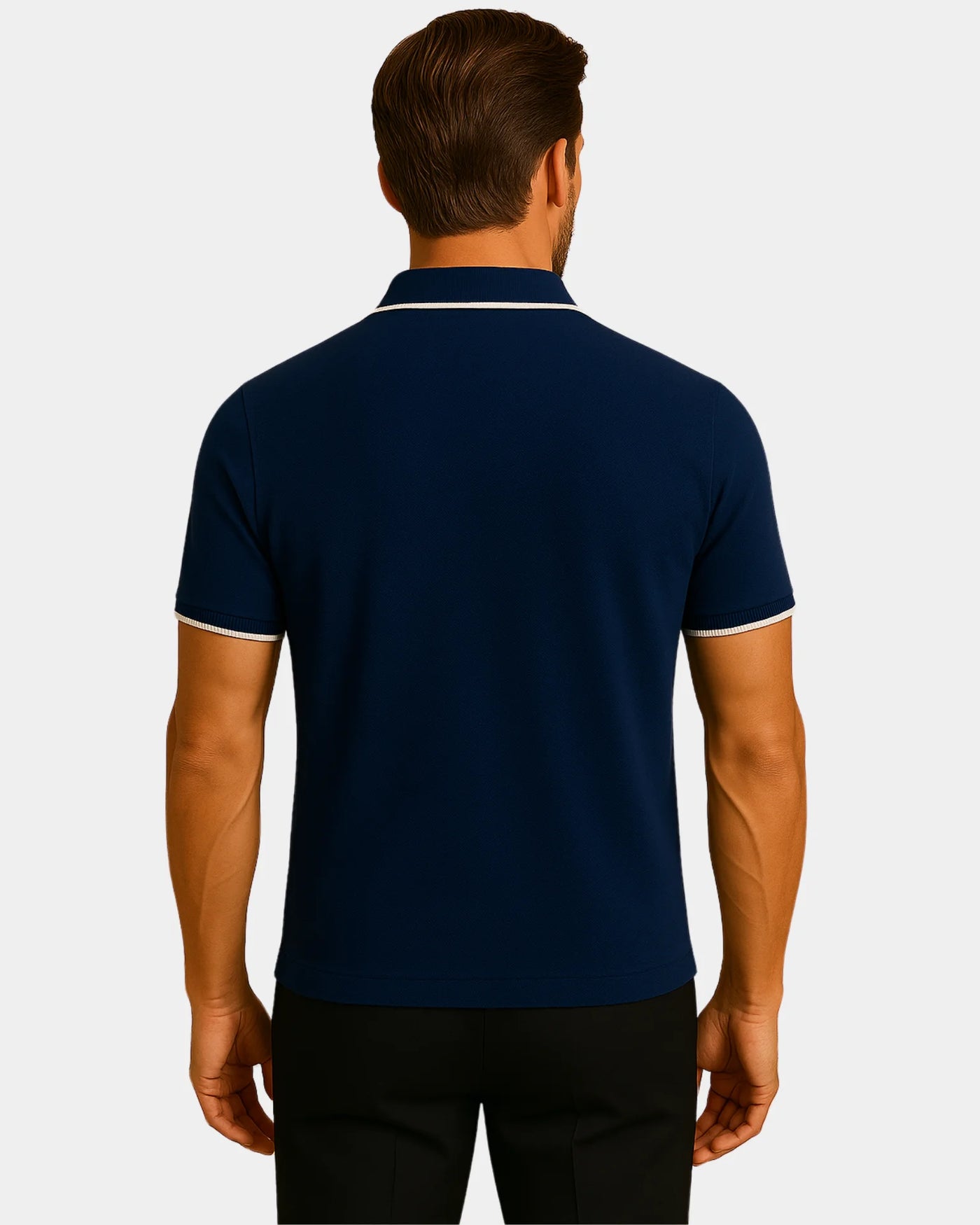 Davide Polo T-Shirt - Black
