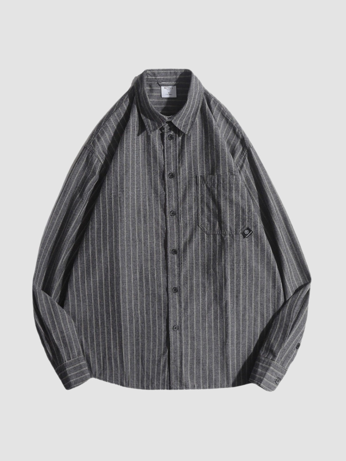 MV Retro Striped Loose Shirt
