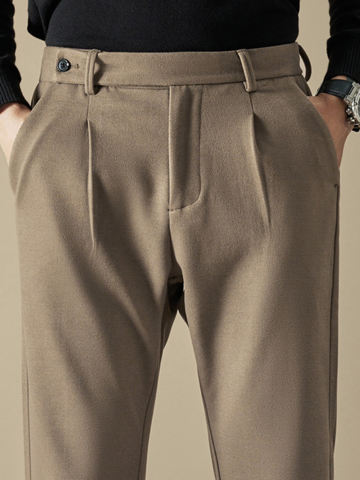 MV Korean Loose Fit Woolen Pants
