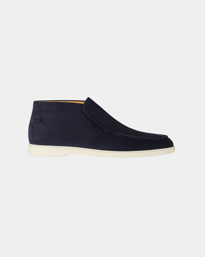 MARINA HIGH LOAFERS - NAVY BLUE