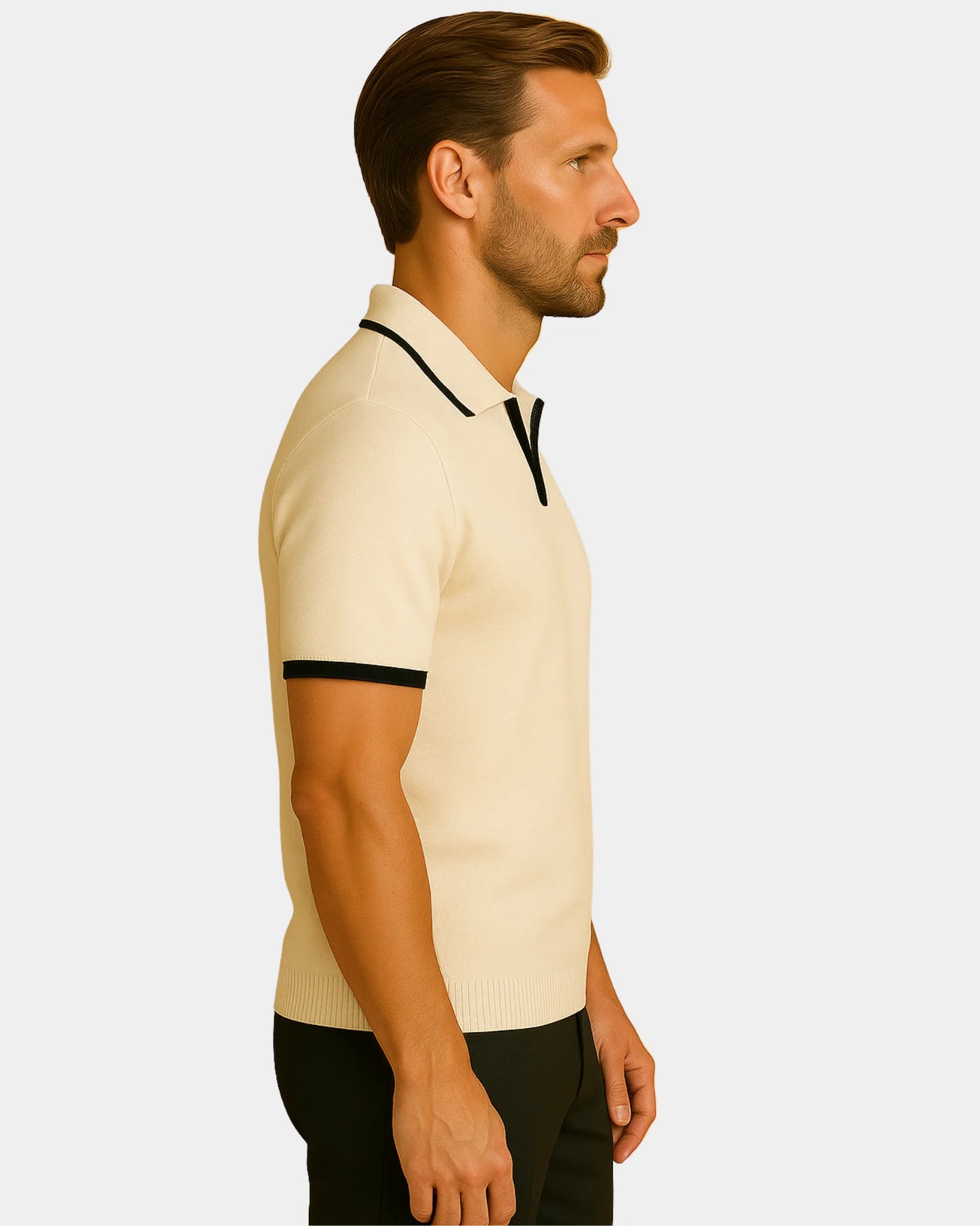 Davide Polo T-Shirt - Beige