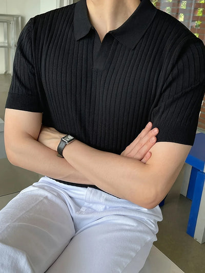 Avgustin - Casual Short Sleeve Polo Shirt