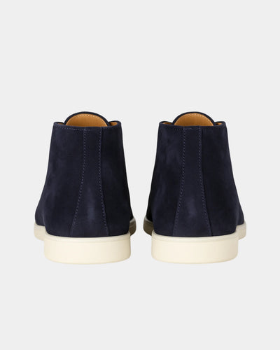 MARINA HIGH LOAFERS - NAVY BLUE