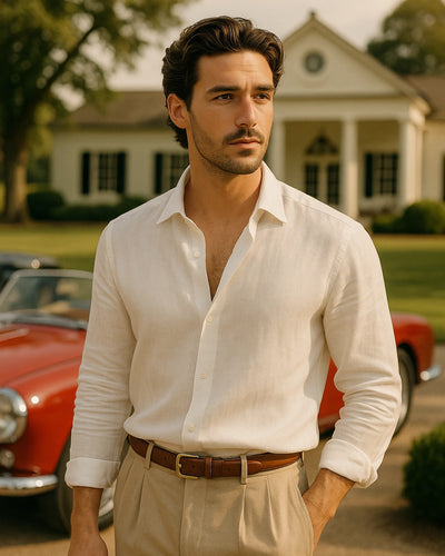 Linen Shirt White