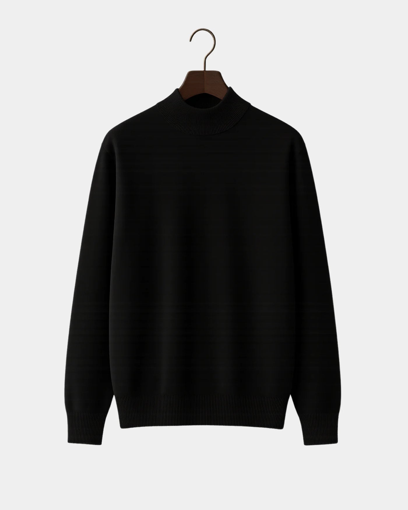 Roberto High Neck Sweatshirt - Black