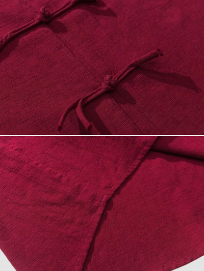 MV Retro Loose Buttoned Linen Shirt