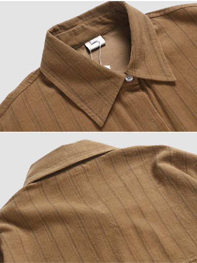 MV Retro Loose Stripe Shirt