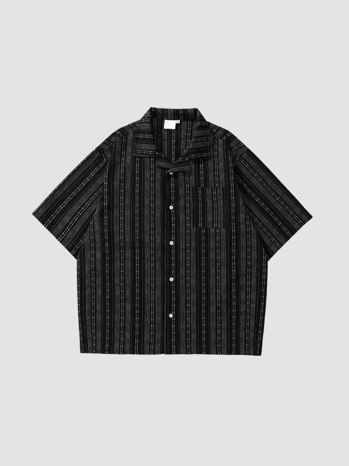 MV Retro Linen Cuban Collar Shirt