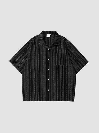 MV Retro Linen Cuban Collar Shirt
