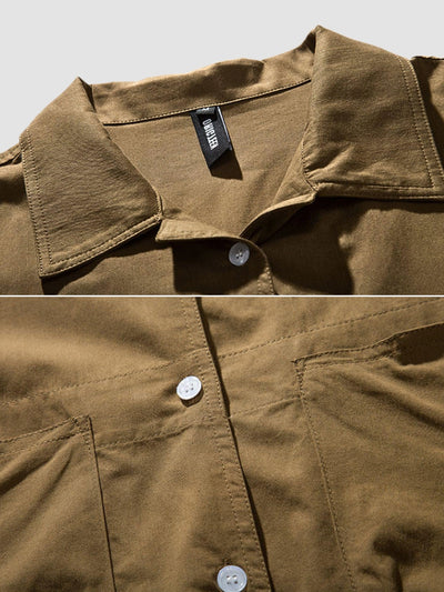 MV Retro Cuban Collar Loose Shirt
