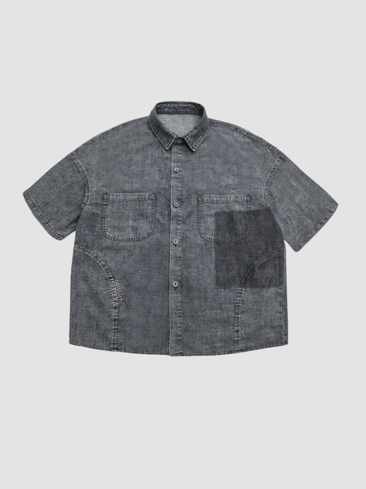 MV Retro Loose Washed Denim Shirt