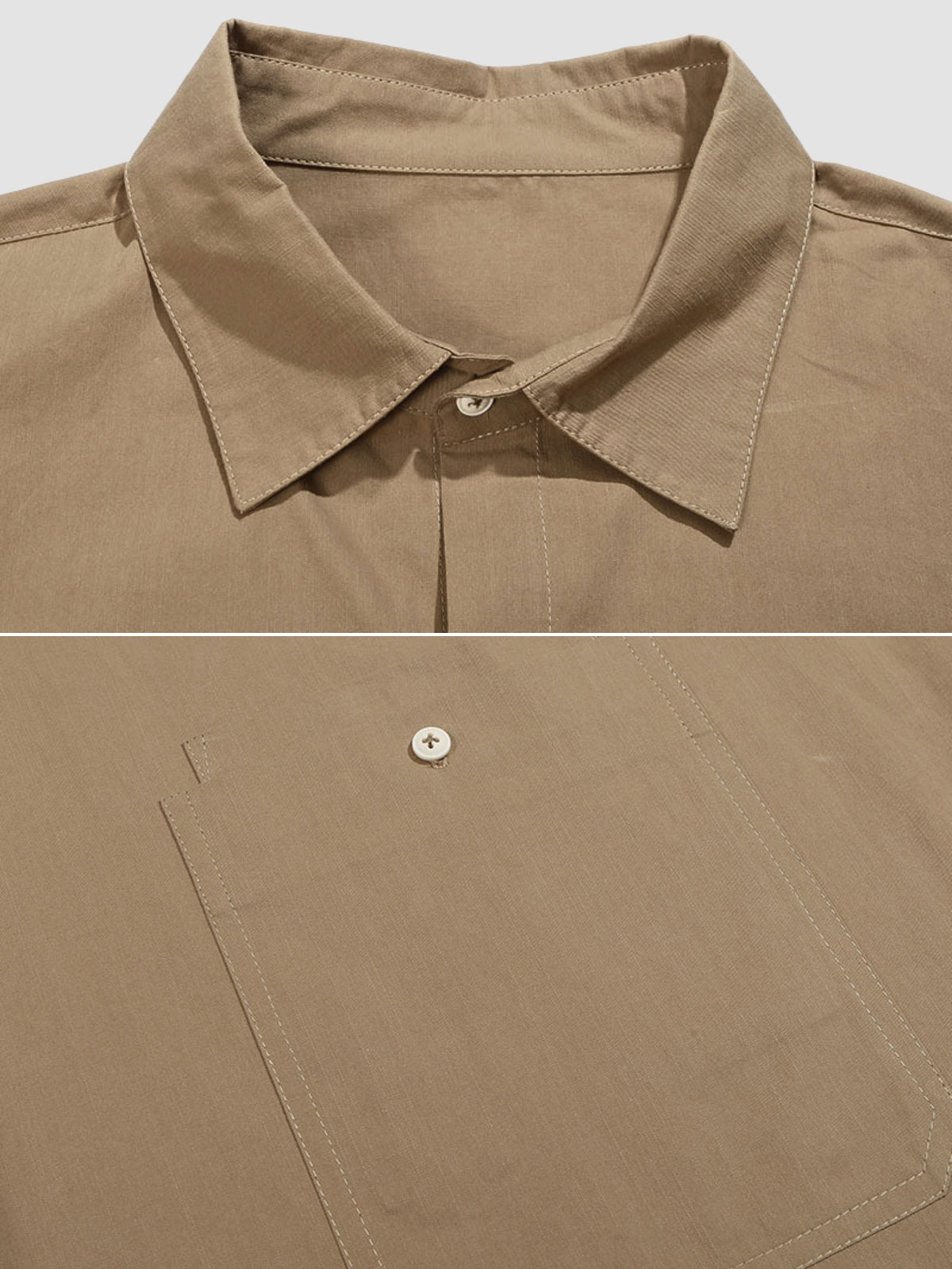 MV Retro Loose Basic Silhouette Casual Shirt