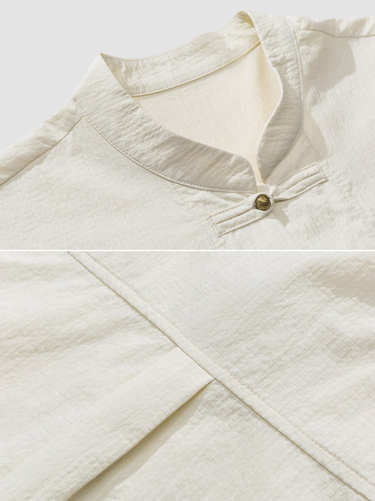 MV Retro Casual Stand Up Collar Shirt