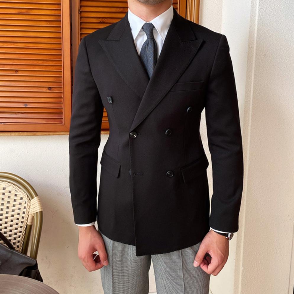 MV Double Breasted Slim Fit Jacket