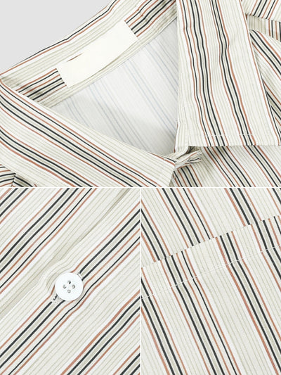 MV Retro Vertical Striped Shirt