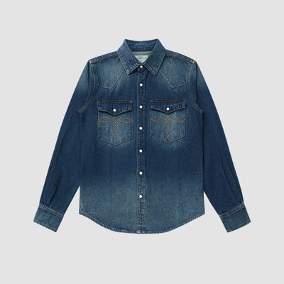MV Classic Heavy Washed Denim Shirt