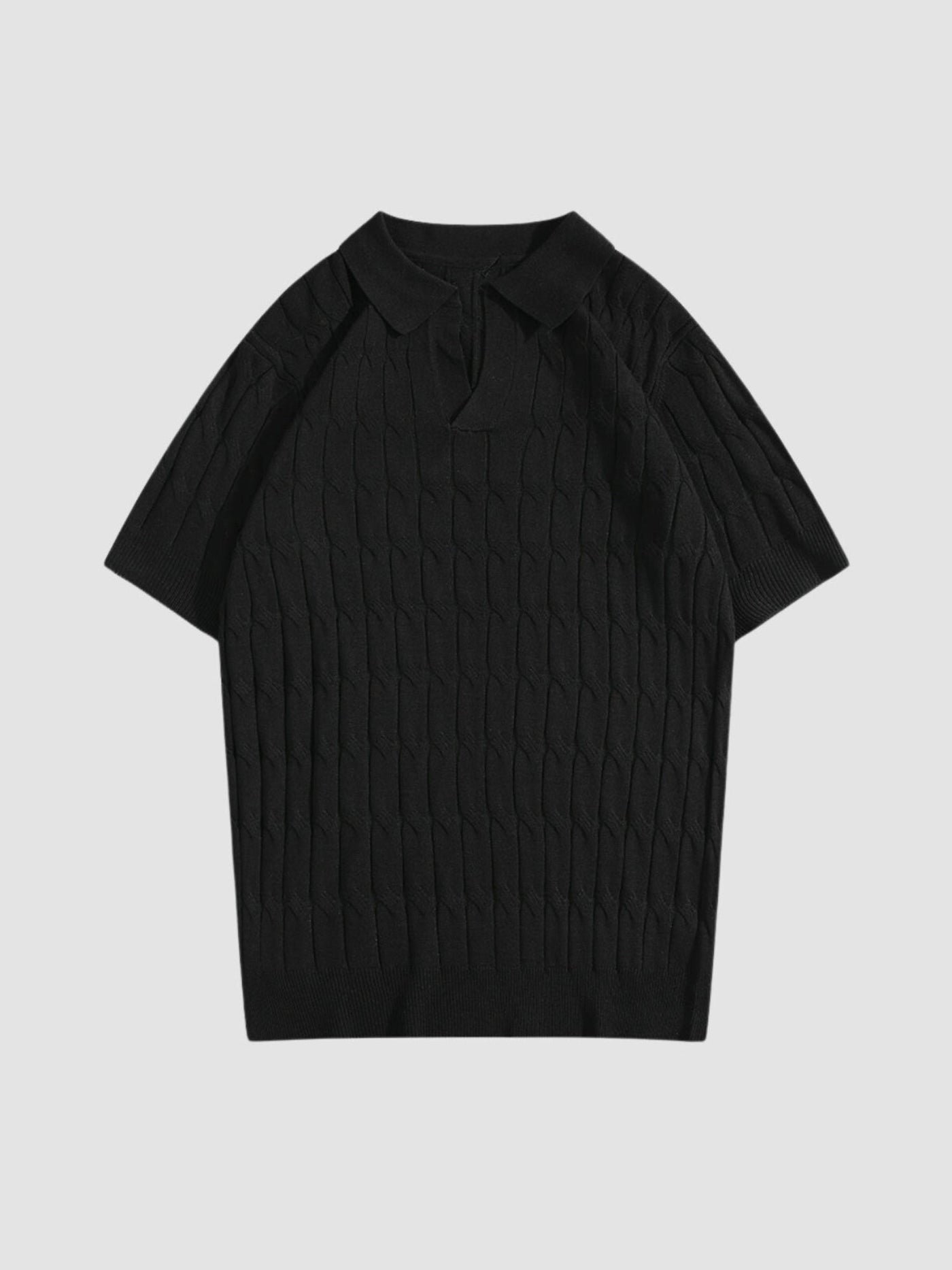 MV Slim-Fit Knitted Polo T-Shirt