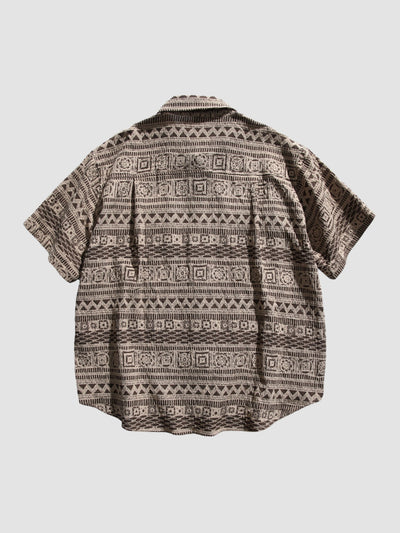 MV Retro Ami Khaki Ethnic Shirt