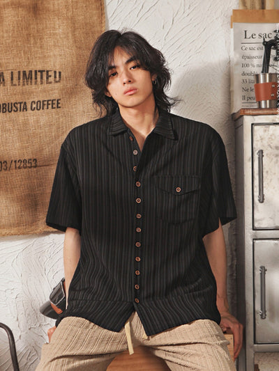 MV Retro Japanese Loose Thin Shirt