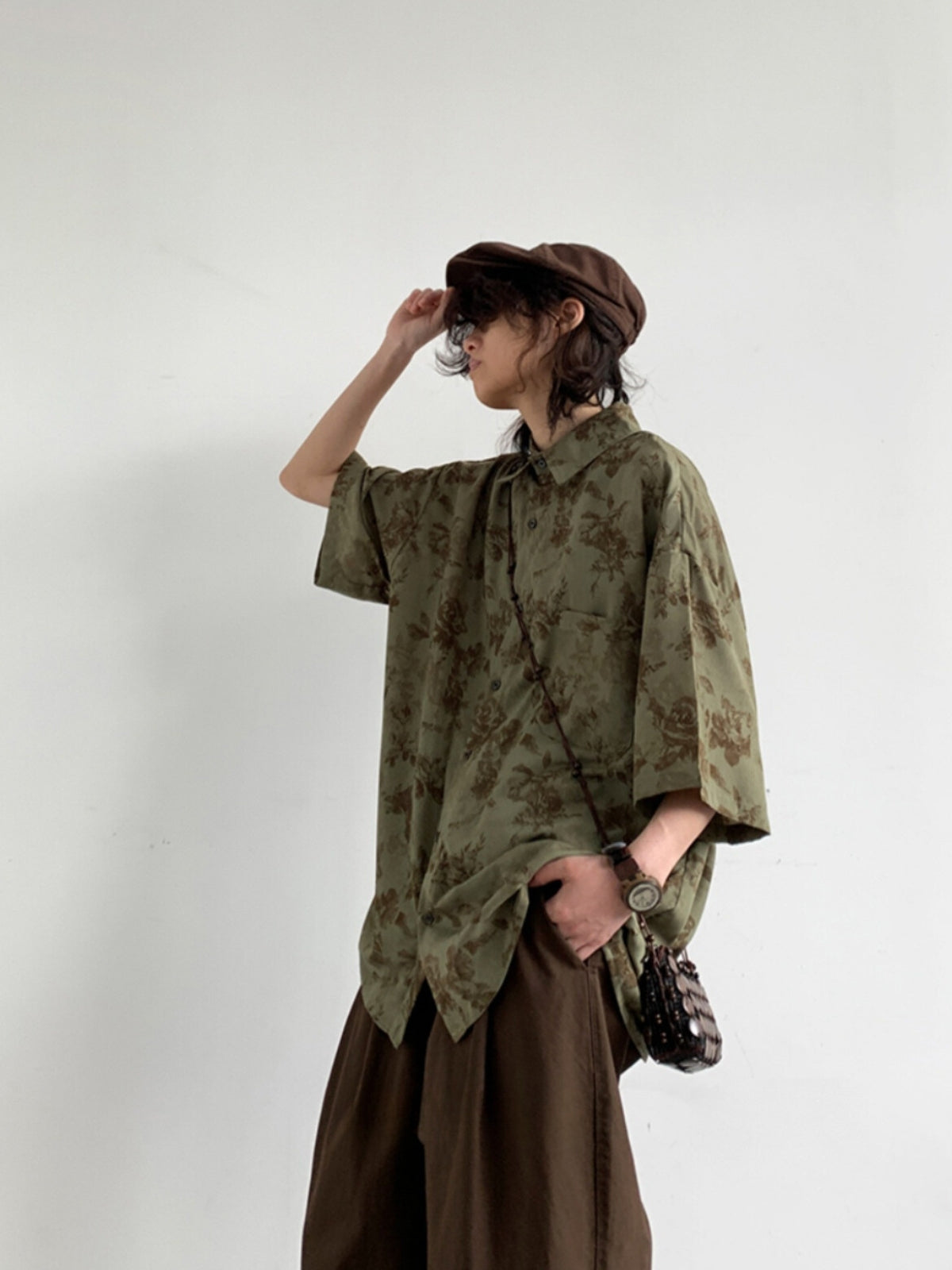 MV Retro Harajuku Floral Shirt