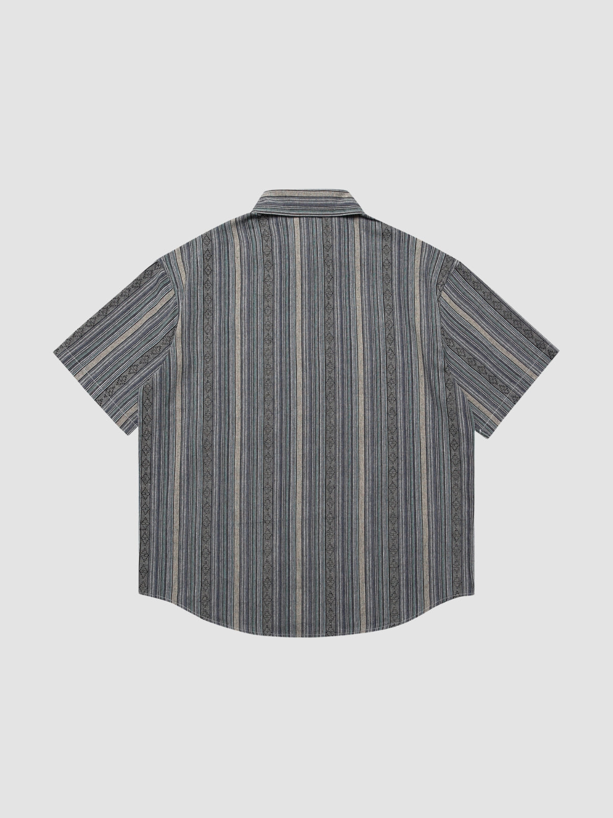 MV Retro Striped Loose Chinese Style Shirt