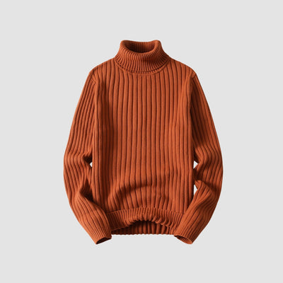 MV Twisted Turtleneck Knit Sweater