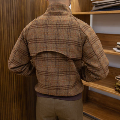 MV Italian Vintage Wool Harrington Jacket