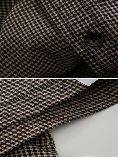 MV Retro Plaid Loose Vintage Shirt