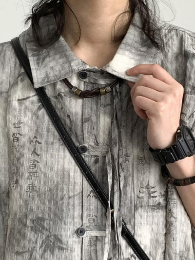 MV Retro Ink Print Shirt