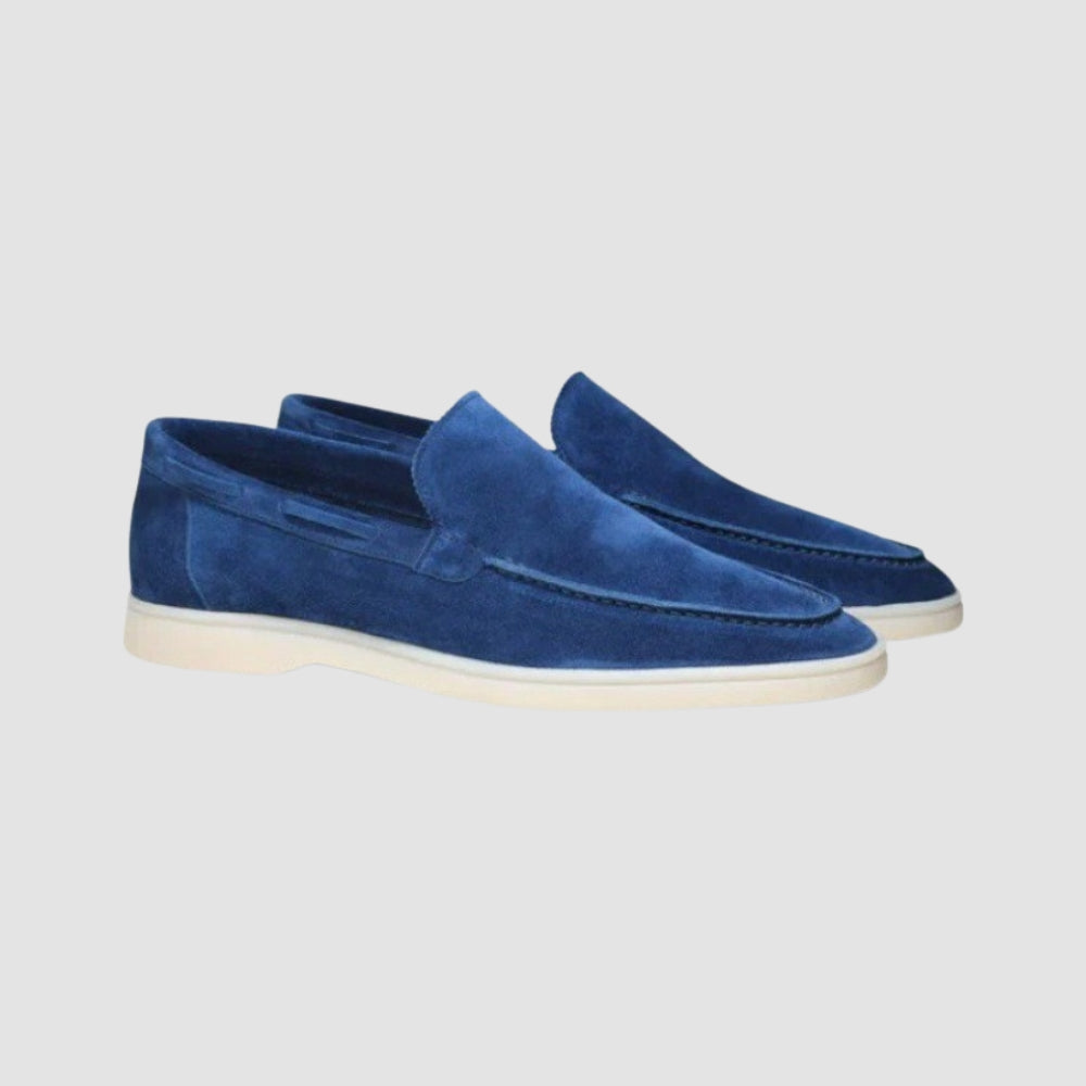 MV Old Money Frosted Suede Pedal Loafers