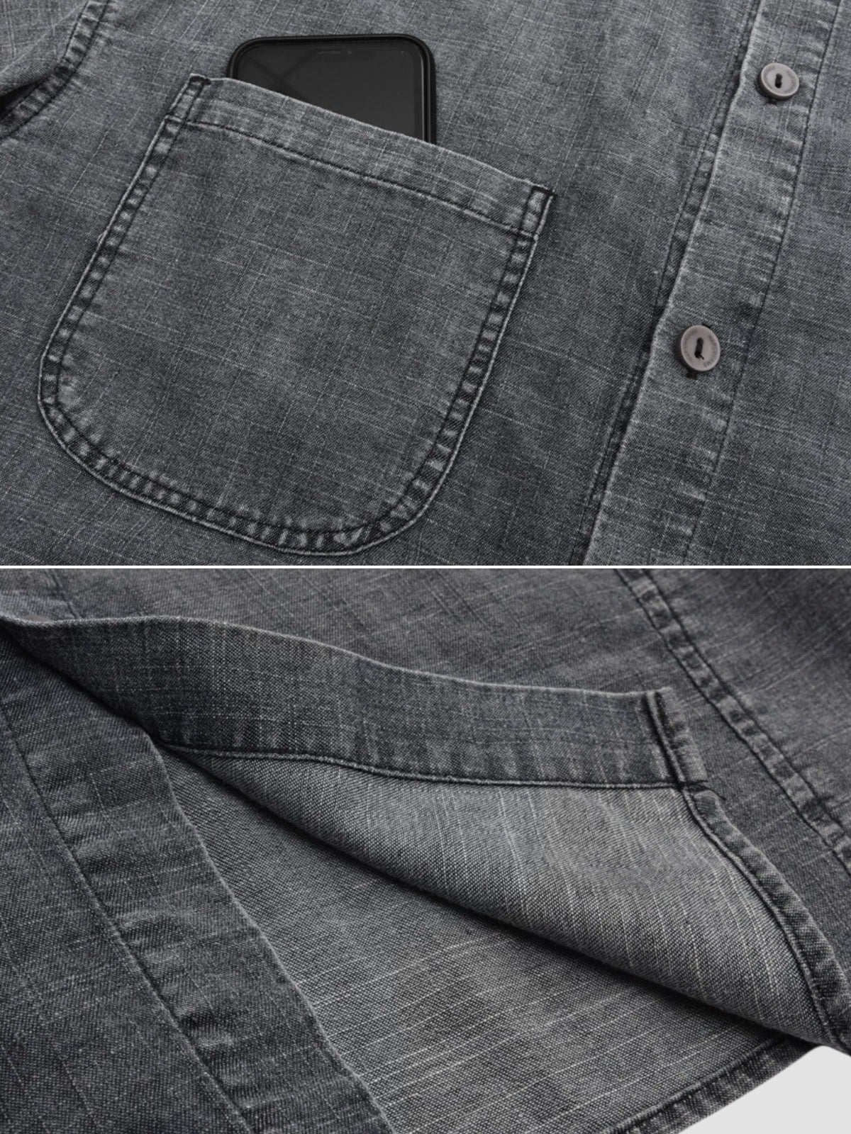 MV Retro Loose Washed Denim Shirt