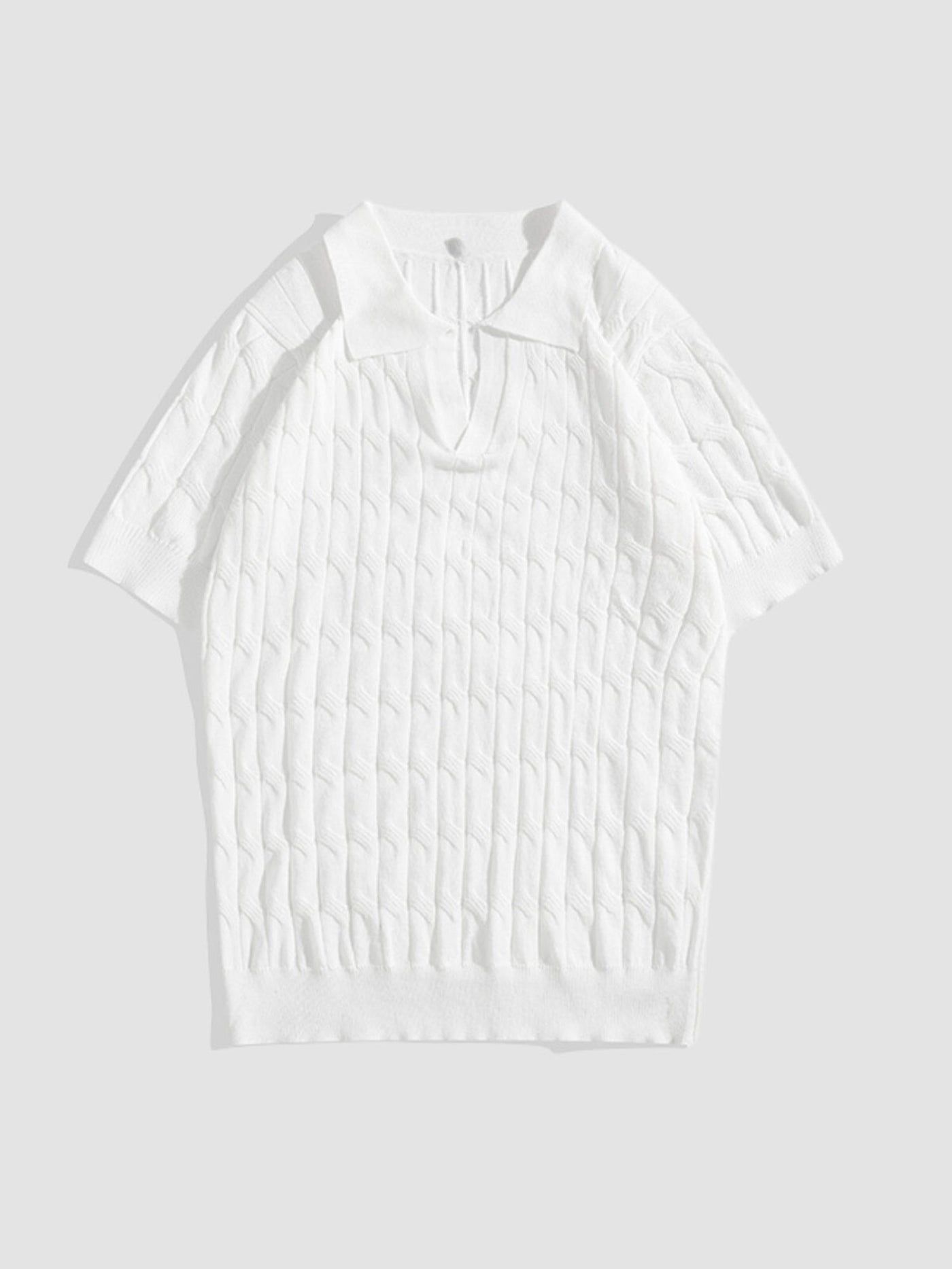MV Slim-Fit Knitted Polo T-Shirt