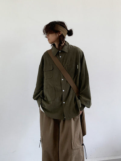 MV Retro Autumn Multi Pocket Shirt