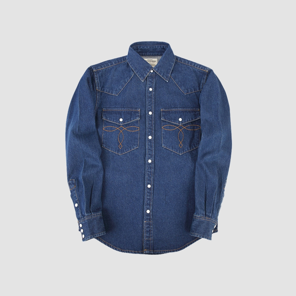 MV Classic Heavy Washed Denim Shirt