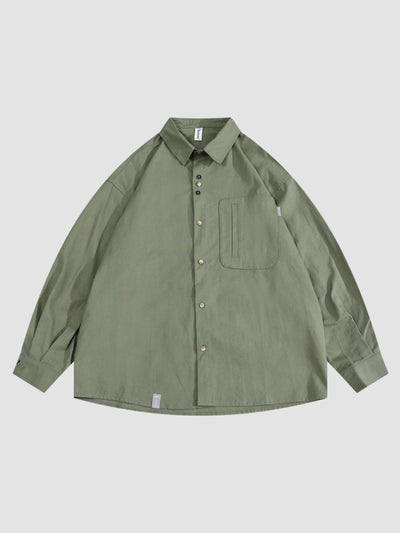 MV Retro Loose Versatile Cotton Shirt