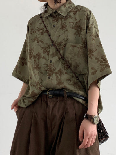 MV Retro Harajuku Floral Shirt