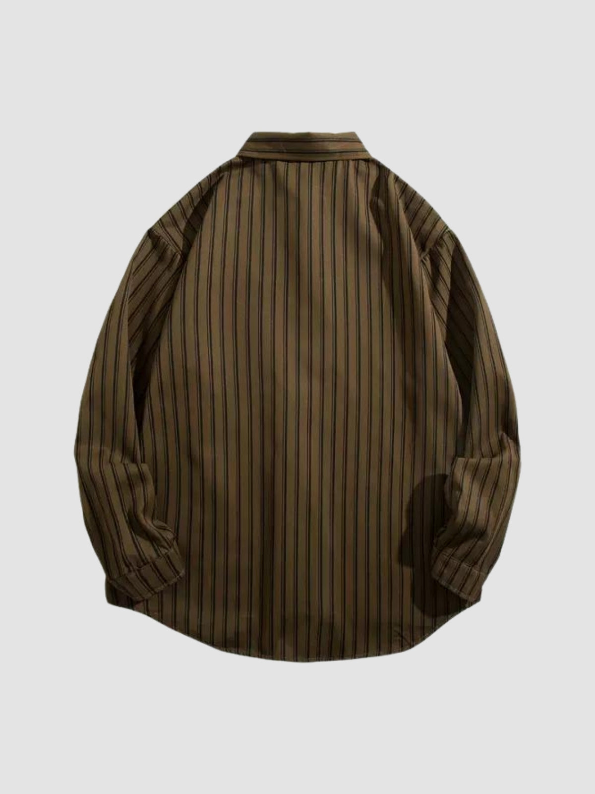 MV Vintage Brown Striped Long Sleeve Shirt