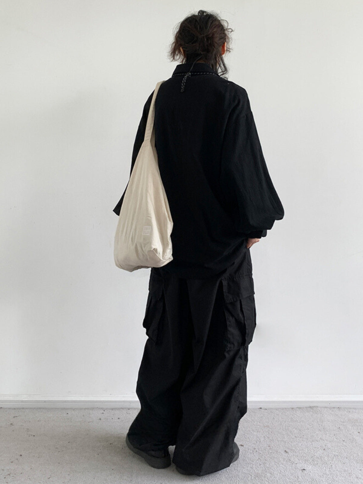 MV Retro Linen Slant Collar Jacket