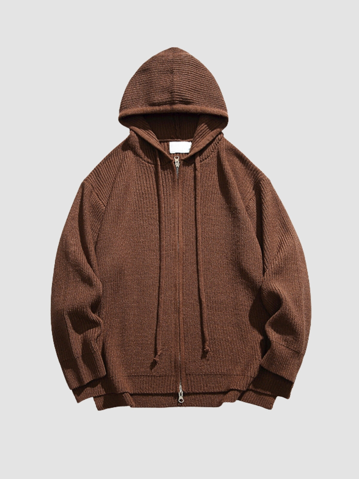 MV Retro Hooded Versatile Knitted Cardigan Jacket