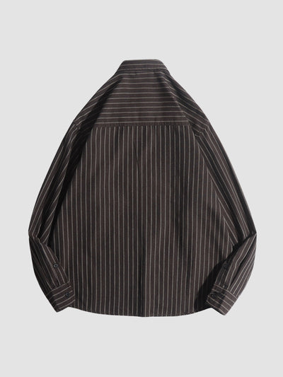 MV Retro Striped Loose Shirt