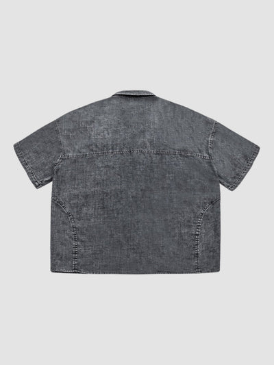 MV Retro Loose Washed Denim Shirt