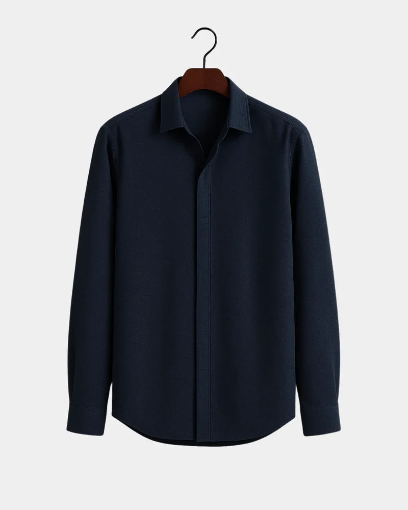 Marco - Linen Shirt Light Blue