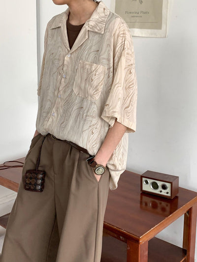 MV Retro Japanese Polo Collar Shirt