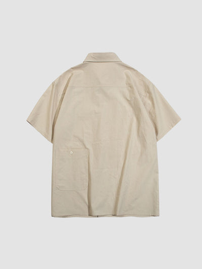 MV Retro Loose Basic Silhouette Casual Shirt