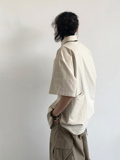 MV Retro Loose Basic Silhouette Casual Shirt